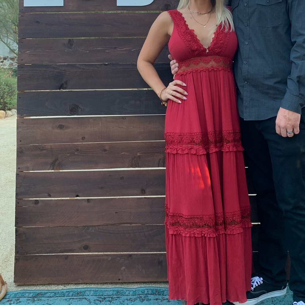 Red dress